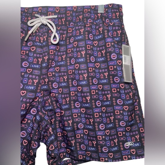 Le Club Happy Hour Las Vegas Board Shorts Swim Trunks XL NWT Mens - Picture 4 of 6